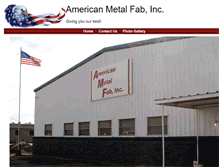 Tablet Screenshot of americanmetalfab.us